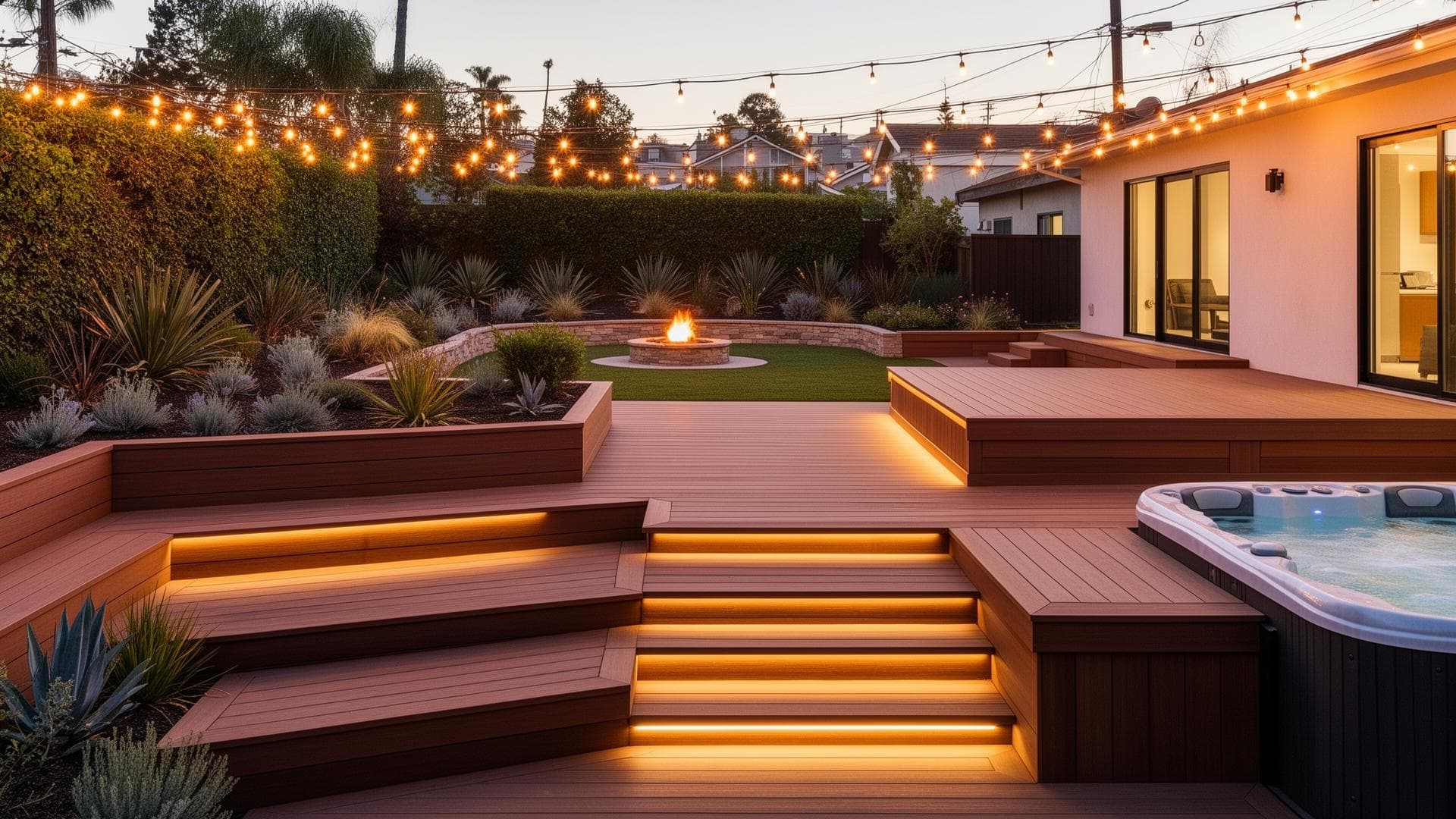 A deck as an extension of home