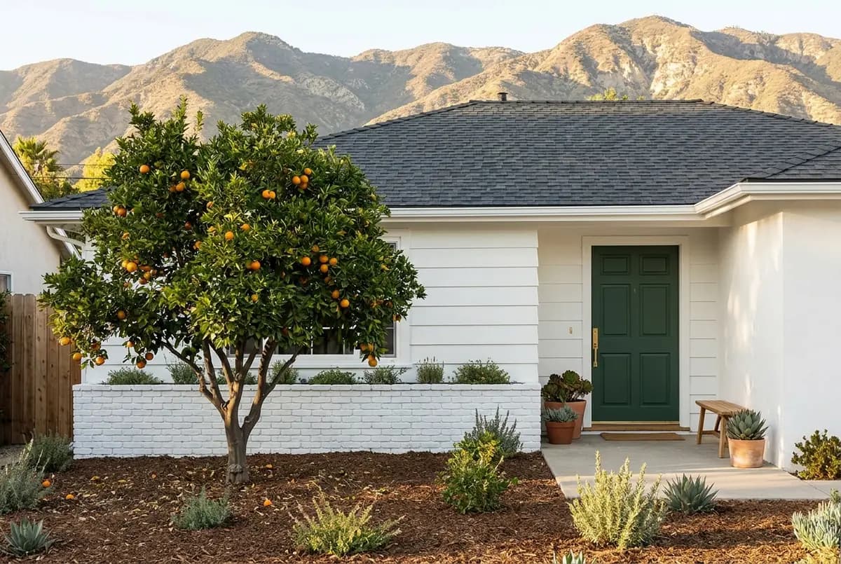 A renovated 1940s California ranch house in Burbank