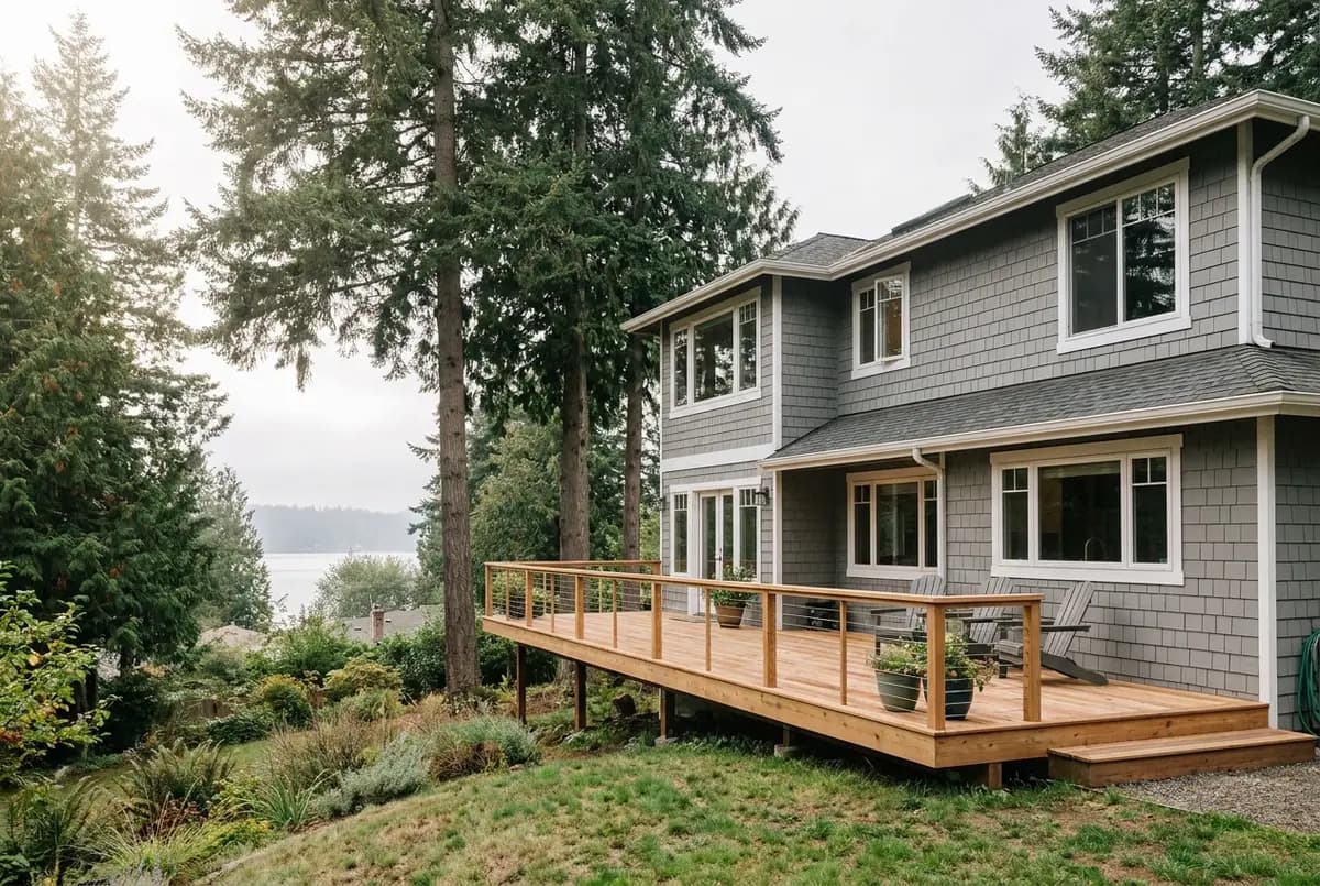 A 1990s house on the Sammamish plateau after a renovation
