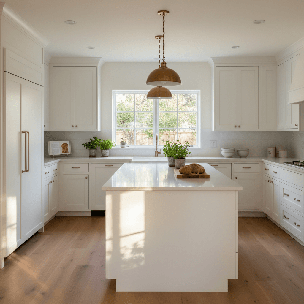 After: From Dated to Dreamy: The Martinez Kitchen in Pasadena