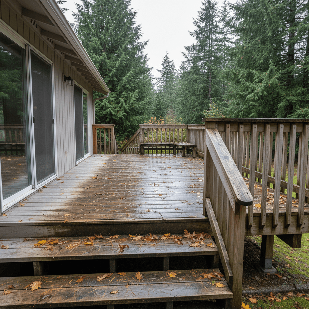Before: A 25-Year-Old Deck Reborn (Seattle)