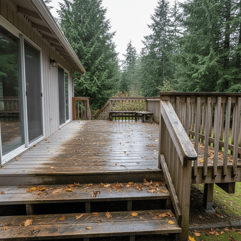 Before: A 25-Year-Old Deck Reborn (Seattle)