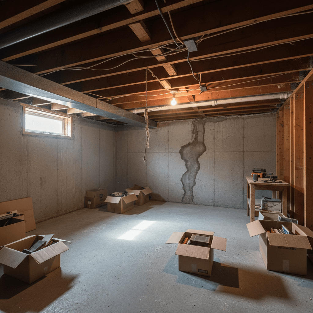 Before: A Damp Basement Becomes the Best Room in the House (Tacoma)