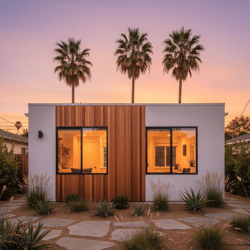 After: A 480 SQFT Garage Becomes a $130k ADU (Long Beach)