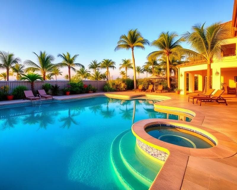 Beautiful backyard pool