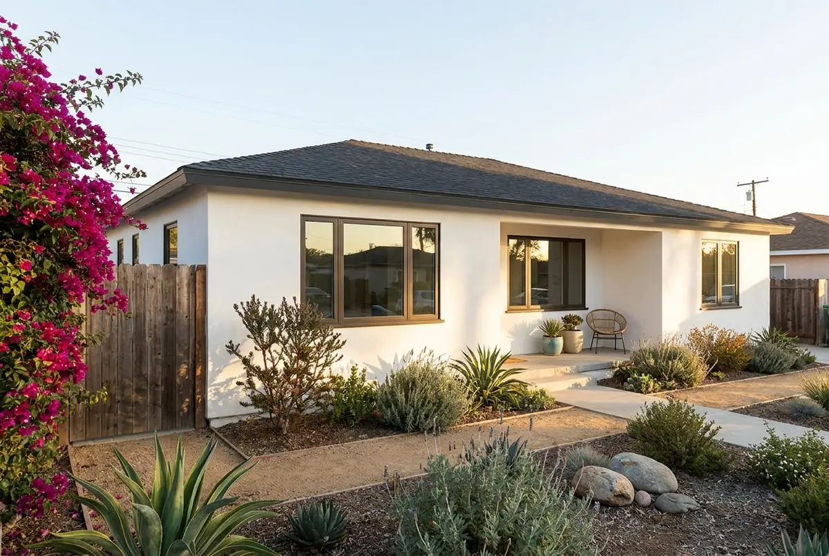 A renovated 1950s single-story Chula Vista house