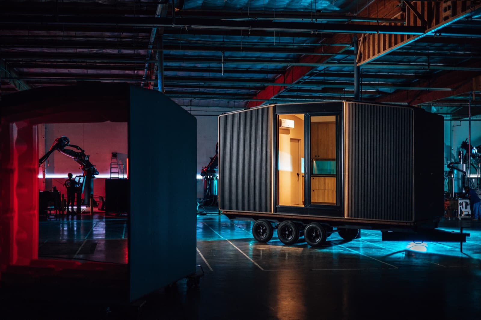 An Azure unit being built at the company’s Los Angeles-area factory