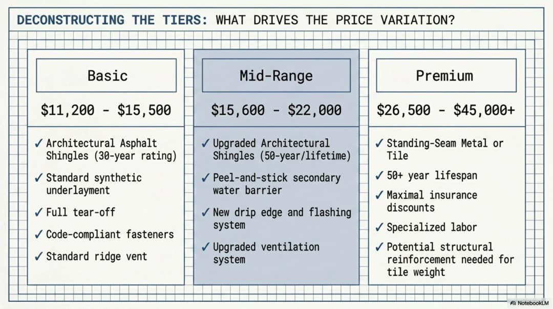 Visual breakdown