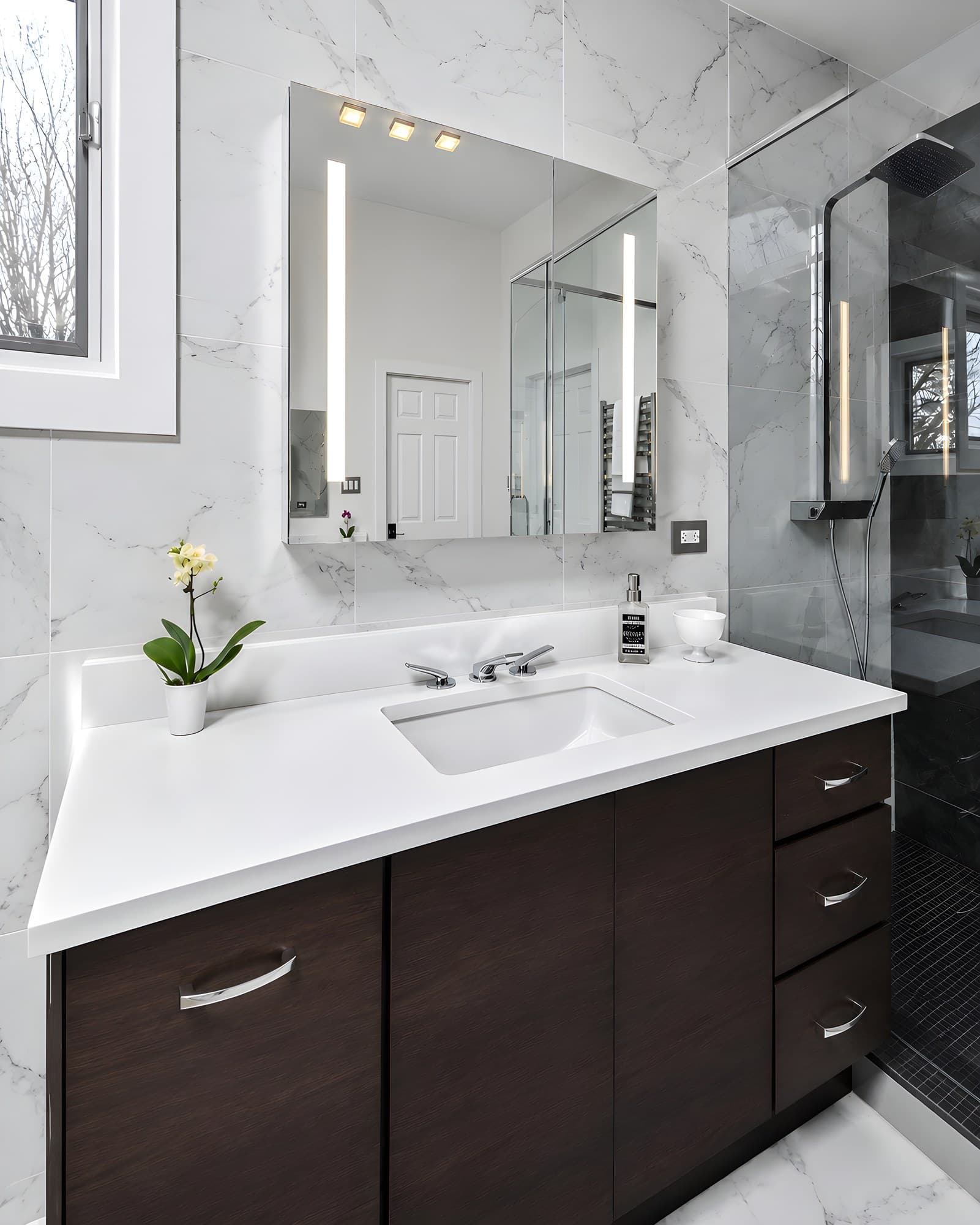 bathroom remodel in Los Angeles, California
