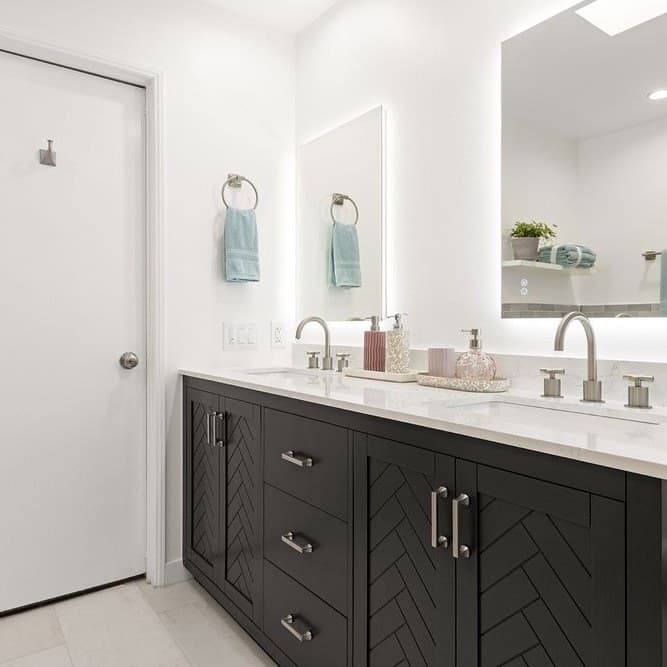 bathroom remodel in Los Angeles, California