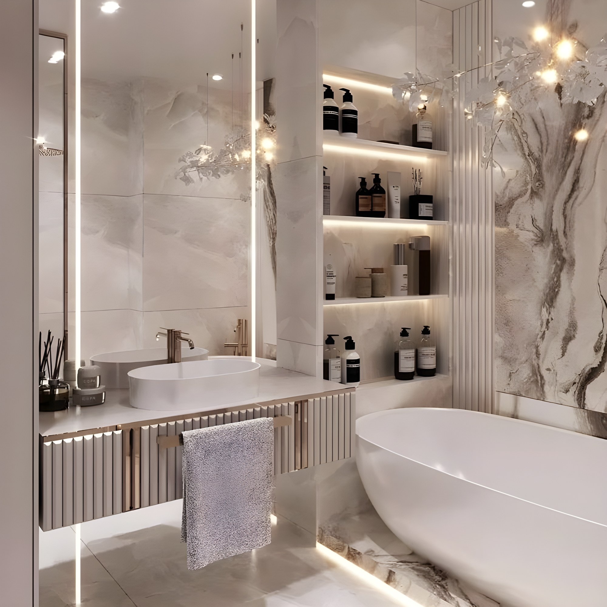 A bathroom remodel with quiet luxury — photo 2