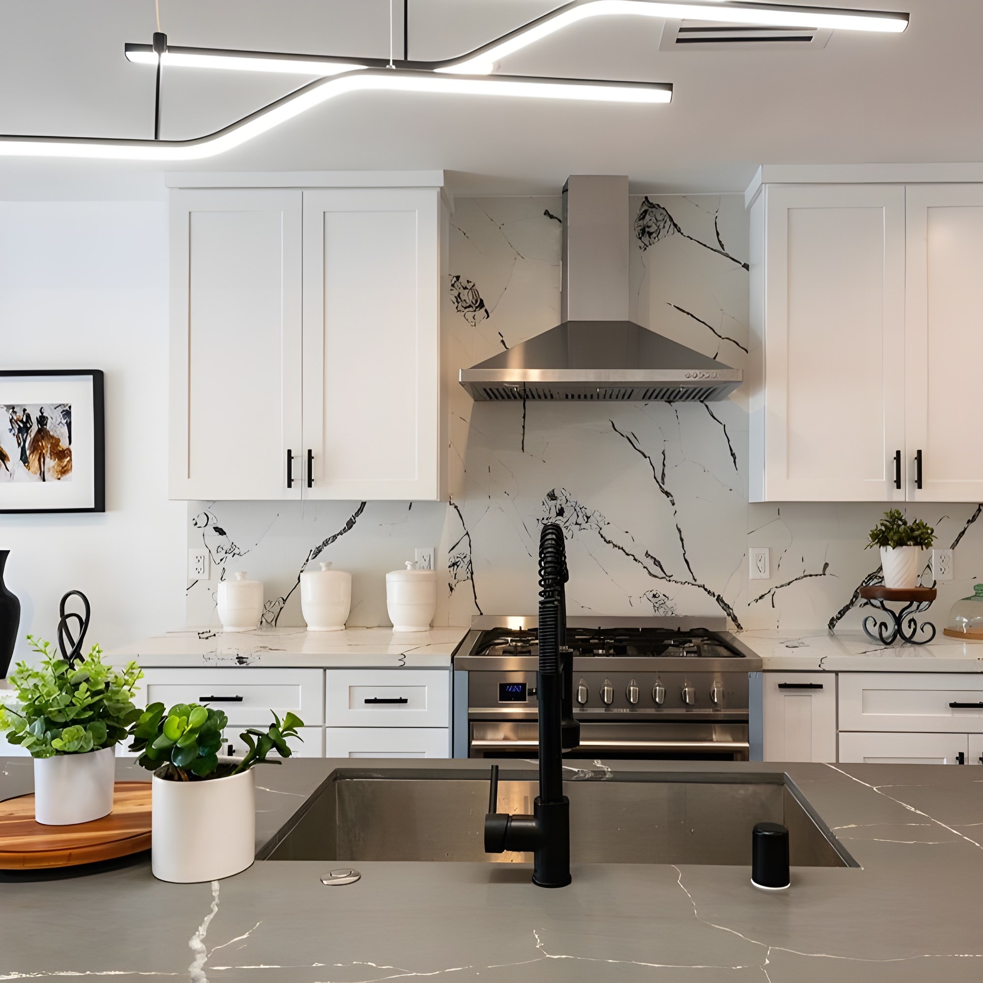 This kitchen is built to make a sharp first impression — photo 2