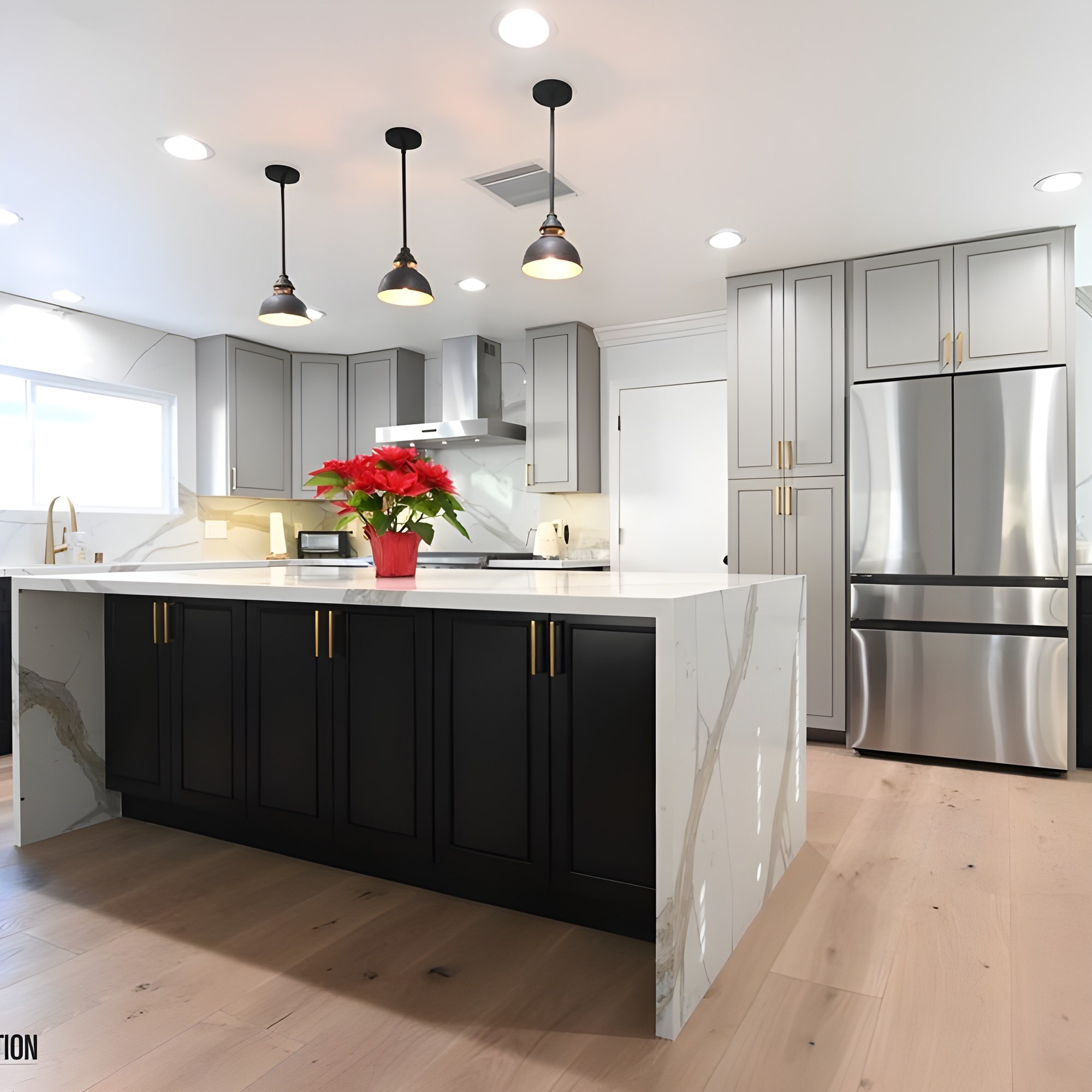Bold contrast. Clean lines. Pure kitchen impact. — photo 3