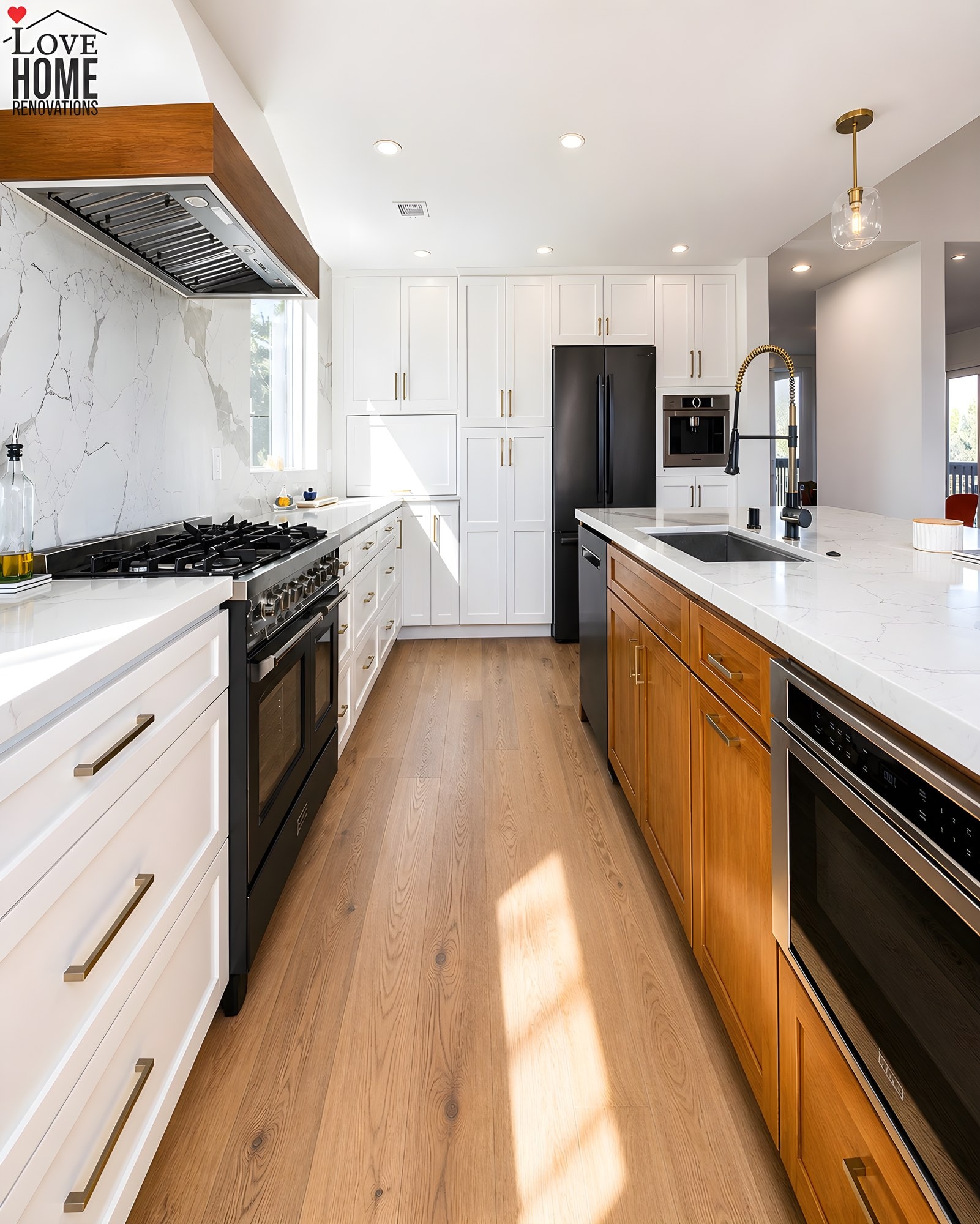 An indoor kitchen composition with polished architectural balance — photo 3