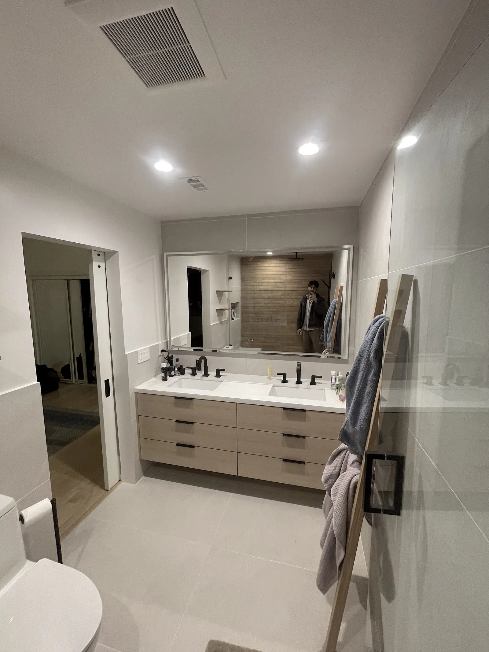 Bathroom in a condo remodel, Marina del Rey