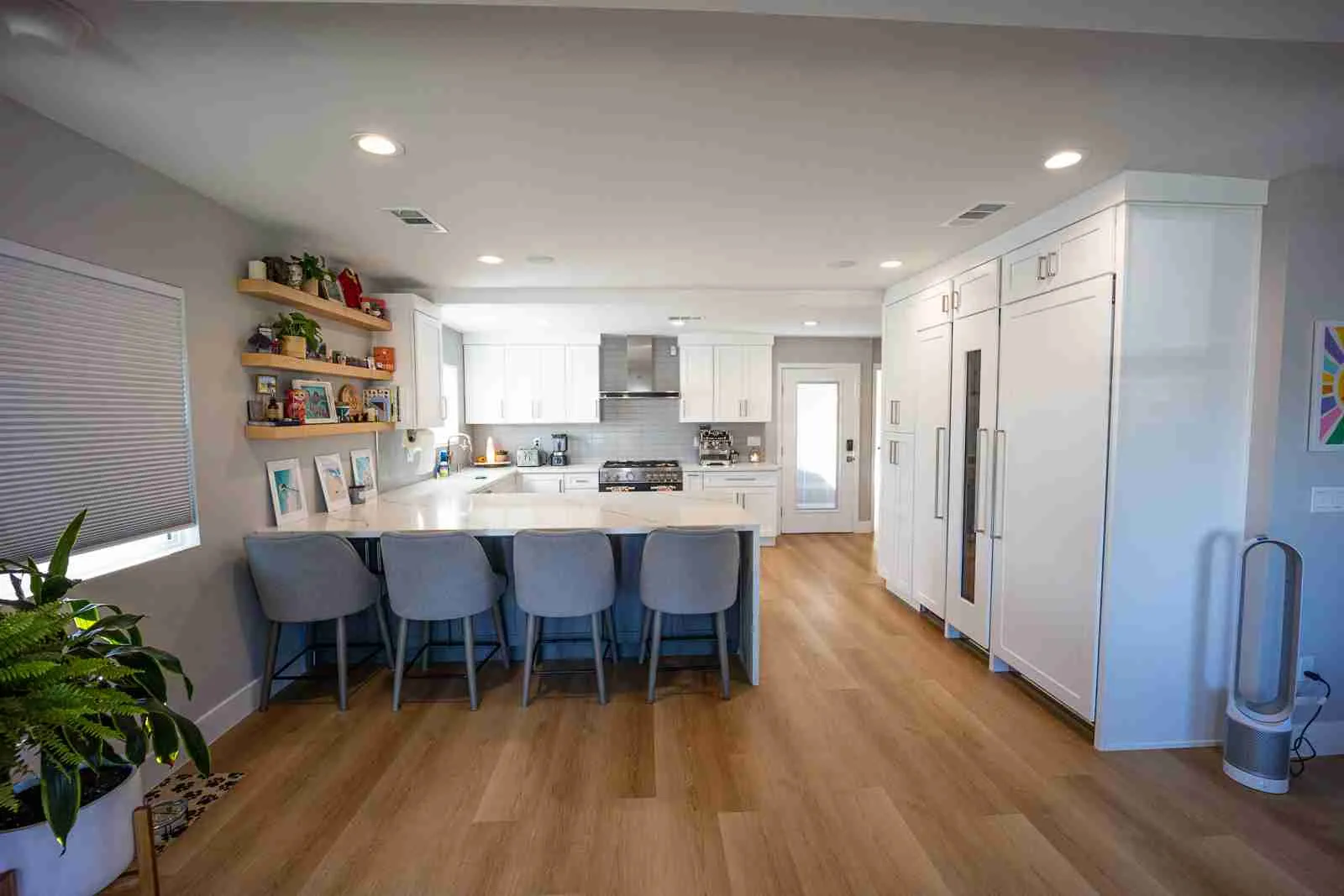 Kitchen in a whole-home remodel with ADU, Hawthorne