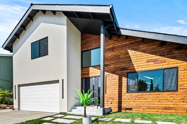 Full-home remodel with wood siding, Pleasant Hill