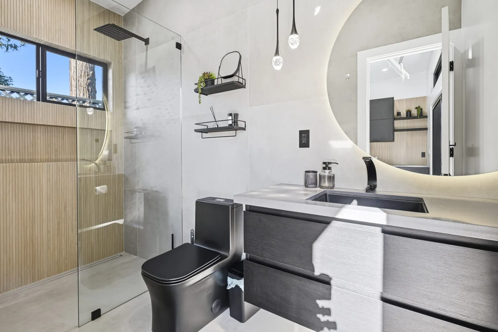 Bathroom remodel with walk-in shower, San Ramon