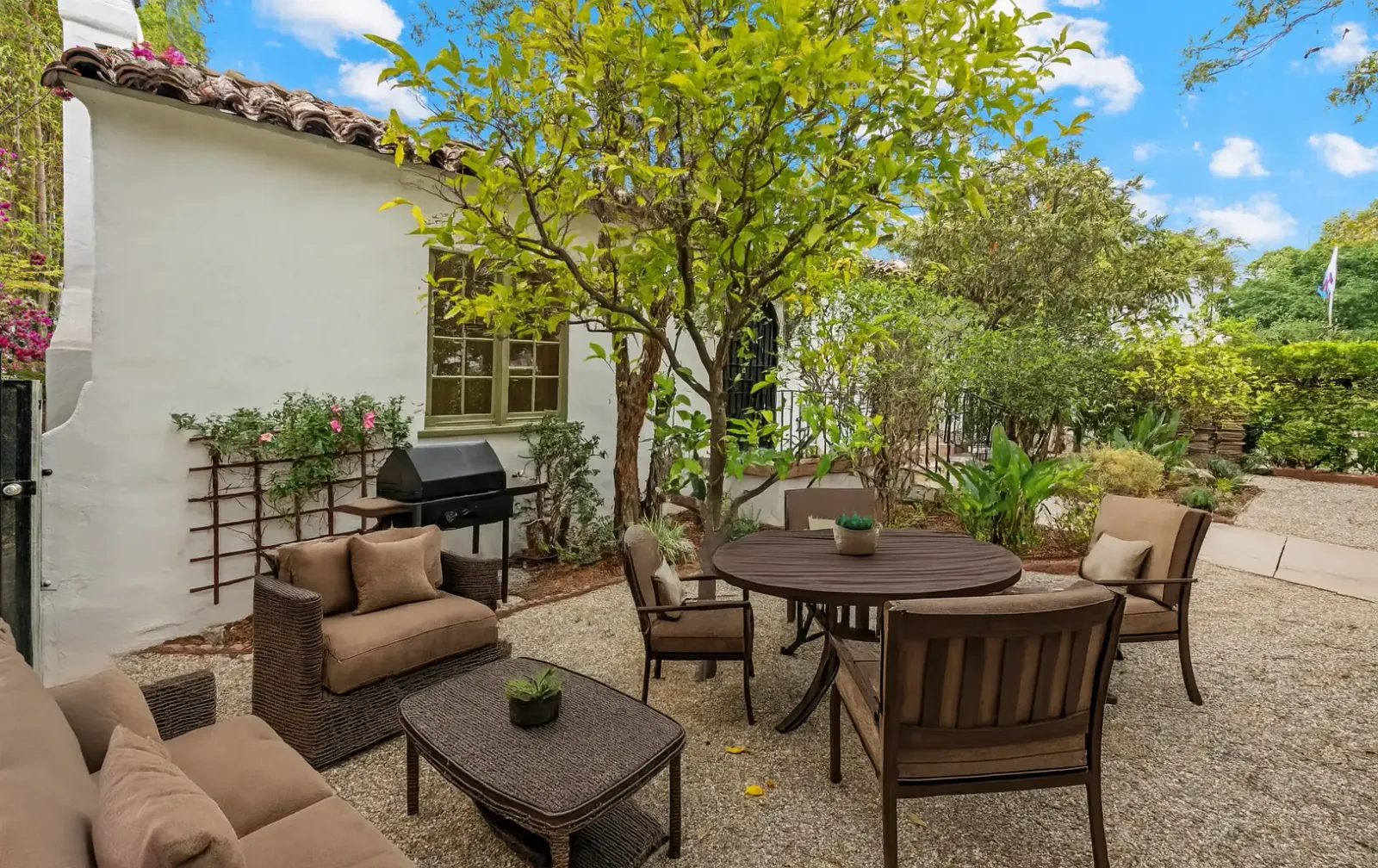 Courtyard patio after a full house remodel, Martel Ave