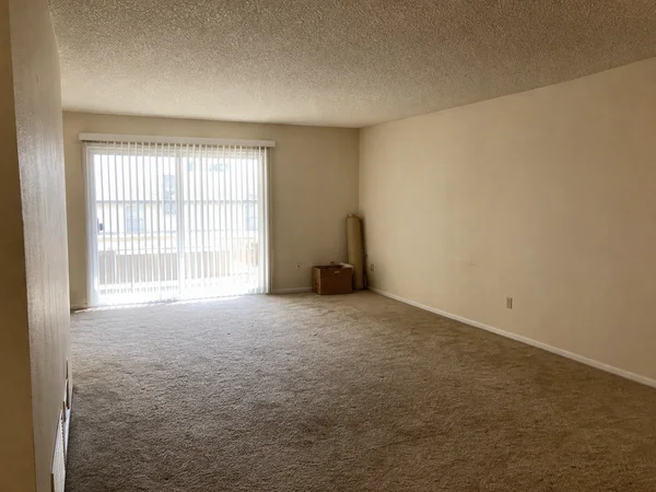 Before: empty San Diego living room